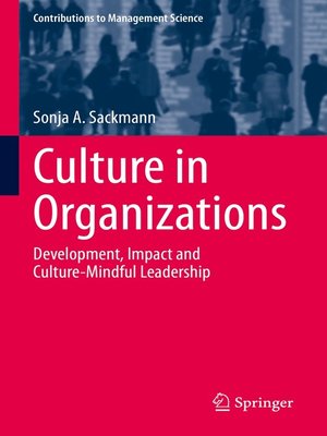 cover image of Culture in Organizations